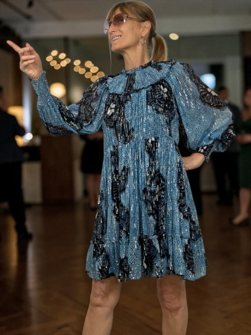 Ulla Johnson Emmeline Shift Dress 2 Blue Floral